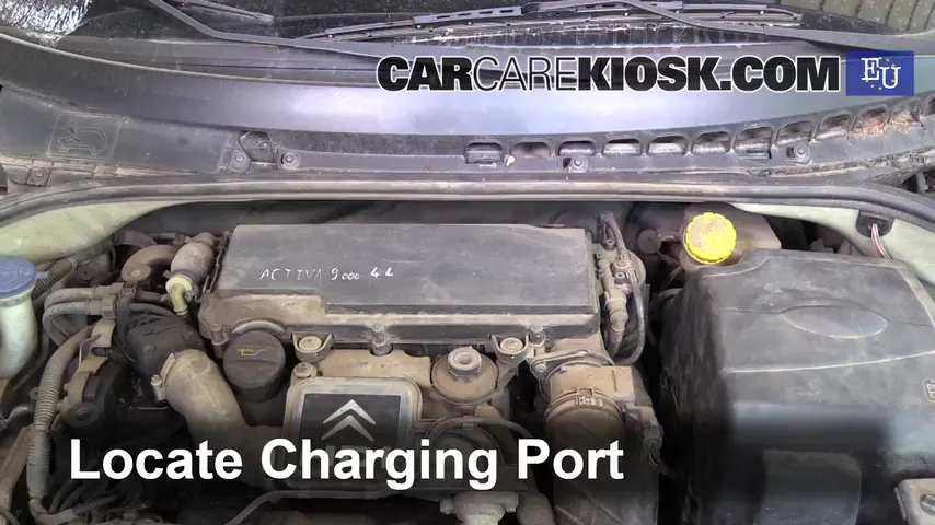 2004 Citroen C3 SX 1.4L 4 Cyl. Turbo Diesel Air Conditioner Recharge Freon